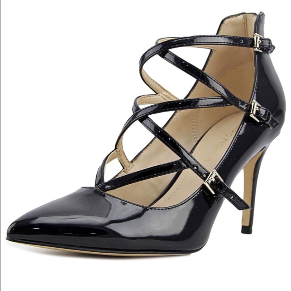 Marc Fisher Black Patent Pumps 7